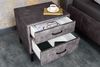 riess-ambiente Nachttisch BOUTIQUE 50cm dunkelgrau / schwarz (Einzelartikel, 1-St), Schlafzimmer · Samt · Metall · Schrank · Kommode · Schublade · Modern Bild 4