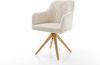 Esszimmerstuhl Greg-Flex Cord Beige Holzgestell kantig Natur Taschenfederkern Bild 4