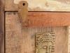 massivum Eckhochschrank Sumana 65x185x30 cm braun Massivholz Altholz Boho rustikal Badmöbel Hochschrank Buddha Design Bild 5
