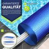 tillvex® Premium Pool Solarabdeckplane 400 µm Rechteckig 732x366 cm | Solarfolie Wärmeplane zuschneidbar | Solarplane Solarabdeckung | Poolheizung Poolsolarplane für Wassererwärmung Bild 3
