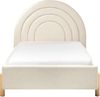 Kinderbett Stoff ANET 90 x 200 cm Beige Bild 4