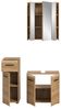 Badezimmer-Set >Ice< in artisan oak - 105x185x30cm (BxHxT) Bild 5