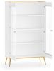 Glasvitrine Viterbo Standvitrine 92x40x152cm Alpinweiß 2-türig Bild 4