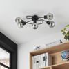Lindby Deckenleuchten Elaina, Metall, Schwarz IP20, 5 x 8 W LED Bild 4