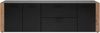 Finori Cento 57A Lowboard, anthrazit / Dekor Artisan Oak | Maße: B x H x T ca. 198 x 61 x 34,5 cm Bild 4
