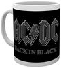 Tasse AC,DC Back in Black Kaffeebecher Pott Keramik Bild 4