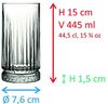 Pasabahce Cocktailglas Pasabahce Longdrinkglas 435 ml Elysia 2er Set, Glas Bild 4