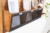 riess-ambiente Wandboard HERITAGE 80cm natur, 1-tlg, Flur · Holz · Schlüsselbrett · 6 Haken · Kreidetafel Bild 5