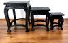 livasia Beistelltisch Couchtisch 3er Set Akazienholz, Handarbeit, 30/40/50cm hoch, handgefertigt Bild 3