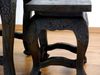 livasia Beistelltisch Couchtisch 3er Set Akazienholz, Handarbeit, 30/40/50cm hoch, handgefertigt Bild 4