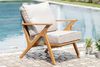 riess-ambiente Gartensessel COMFORT LINE natur/beige - Akazie, Massivholz, inkl. Sitzkissen (Einzelartikel, 1-St), Natürlicher Armlehnenstuhl - ideal für Garten, Balkon oder Terrasse Bild 2