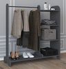 VCM Kleiderschrank Lempu H 918485 Anthrazit B. 106 x H. 110 x T. 35 cm Bild 2
