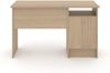 Linearer Schreibtisch mit drei Schubladen, Farbe Eiche weiß, Maße 120 x 72 x 48 cm Bild 5
