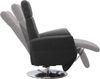 Cavadore TV-Sessel Cobra / Fernsehsessel mit Liegefunktion, Relaxfunktion / Stufenlos verstellbar / Ergonomie L / Belastbar bis 130 kg / 71 x 112 x 82 / Lederoptik Anthrazit Bild 3