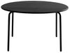 Vente-unique - MIRMANDE Garden dining set Metall Schwarz - B 110 cm x H 74 cm x L 110 cm Bild 4