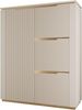 Kommode Hilafin 4D (Farbe: Sandbeige / Sandbeige + Gold) Bild 4