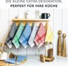 Laynenburg Geschirrtuch 10er Set Premium Geschirrtücher aus Baumwolle 45x65 cm fusselfrei, (10-tlg), Küchentücher fusselfrei & modern Vintage Küchenhandtücher Bild 4