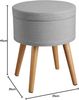 tectake Sitzhocker Yara, rund Bild 2