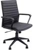 Kare Design Bürodrehstuhl Labora, moderner Designer Armlehnen und Gasdruckfeder, Drehstuhl höhenverstellbar, Schreibtischstuhl mit Rückenlehne Niedrig, Gamingstuhl Schwarz (H/B/T) 105 x 57 x 61 cm Bild 4