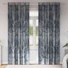 vidaXL Samtvorhänge mit Vorhängen 2 pcs Silber Grau 260 x 140 cm Samt 4107652 Bild 2