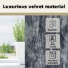 vidaXL Samtvorhänge mit Vorhängen 2 pcs Silber Grau 260 x 140 cm Samt 4107652 Bild 4