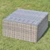 Hespéride - Quadratischer Garten-couchtischMooréa Terre d'ombre - 72 × 72 × 36 cm - Schatten Bild 2