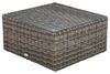 Hespéride - Quadratischer Garten-couchtischMooréa Terre d'ombre - 72 × 72 × 36 cm - Schatten Bild 1