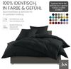 Bettwaesche-mit-Stil Mako-Satin Spannbettlaken anthrazit 270x200cm Bild 4