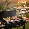 BBQ-Toro Grillplatte Gusseisen, 59 x 41 cm, BBQ Plancha emailliert, Grillpfanne Bild 2