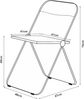 Klappstuhl Pornainen 6er Set Weiß [en. casa] Bild 3