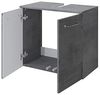 Pelipal Waschbeckenunterschrank, Holzwerkstoff, Oxid Dunkelgrau, 53 x 60 x 33 cm Bild 5