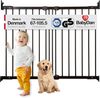 Baby Dan Flexi Fit Metall super flexibles Schutzgitter für Türen und Treppen 67 - 105,5 cm - hergestellt in Dänemark und vom TÜV GS geprüft, Farbe: Schwarz Bild 1