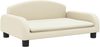 vidaXL Hundebett, Kunstleder, Creme, 70 x 45 x 30 cm Bild 2