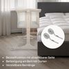 Lionelo Pari Beistellbett 3in1, 6-Fach höhenverstellbar mit Neigungsverstellung für Boxspringbett, als Wiege & Babybett, Netzseiten, Rollen mit Bremse, Matratze, Gurte, Transporttasche, 84x48 cm Bild 3