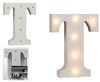 Out of the Blue 57/6093 - Holz Buchstabe "T" beleuchtet mit 6 LED Lichtern, batteriebetrieben, ca. 16 cm, 16 x 3 x 16 cm Bild 2