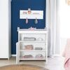 roba Kinderzimmerset 'Anton' 2-teilig - Bett 70 x 140 - Wickelkommode - Weiß Bild 3