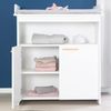 roba Kinderzimmerset 'Anton' 2-teilig - Bett 70 x 140 - Wickelkommode - Weiß Bild 4