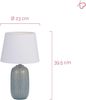 Pauleen Tischleuchte Glowing Hug max20W Blau/Beige 230V Stoff/Keramik, ohne Leuchtmittel, E14 Bild 4