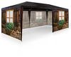Deuba Partyzelt 3x6 m 18m² Skihütte Pavillon Almhütte rollbare Seitenwände Weihnachtsmarkt Zelt Apres Ski Bierzelt Bild 4