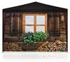 Deuba Partyzelt 3x6 m 18m² Skihütte Pavillon Almhütte rollbare Seitenwände Weihnachtsmarkt Zelt Apres Ski Bierzelt Bild 3