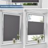 Sanfree Plissee Klemmfix Plisseerollo ohne Bohren Anthrazit B80 x H120cm inkl. Klemmträger Blickdicht und lichtdurchlässig Jalousie Faltrollo Sichtschutz und Sonnenschutz Rollo für Fenster & Tür Bild 4