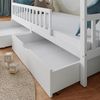 Hausbett Franka Weiß 90x200 cm mit 2 Schubladen und Matratze Vitalispa Bild 5