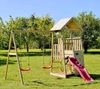 Wendi Toys Holz Spielturm Flamingo | mit Rutsche, Bild 3