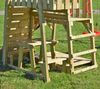 Wendi Toys Holz Spielturm Flamingo | mit Rutsche, Bild 5