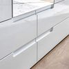 Kleiderschrank >Suzette< in Weiß - 126x208x57 (BxHxT) Bild 5