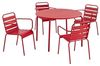 Vente-unique - MIRMANDE Garden dining set Metall Grün - B 110 cm x H 74 cm x L 110 cm Bild 5