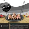 KESSER® Nestschaukel, verstellbar, Indoor - Outdoor-Schaukel für Kinder & Erwachsene, 120cm, Anthrazit Bild 3