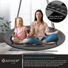 KESSER® Nestschaukel, verstellbar, Indoor - Outdoor-Schaukel für Kinder & Erwachsene, 120cm, Anthrazit Bild 5