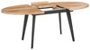 Ausziehbarer Esstisch DUTTON Braun 140 180 cm 90 cm Bild 4