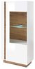 Lomadox Vitrine CELLE-61 weiß Glanz mit Abs. Grandson-Oak Eiche Nb. 72/154/40 cm Bild 3